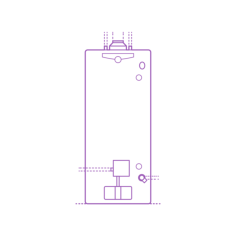 Fixtures Hot Water Heater Rheem Performance High Demand Gas Water Heater 98 Gallon Silhouette Svg Vector, Free Vectors File